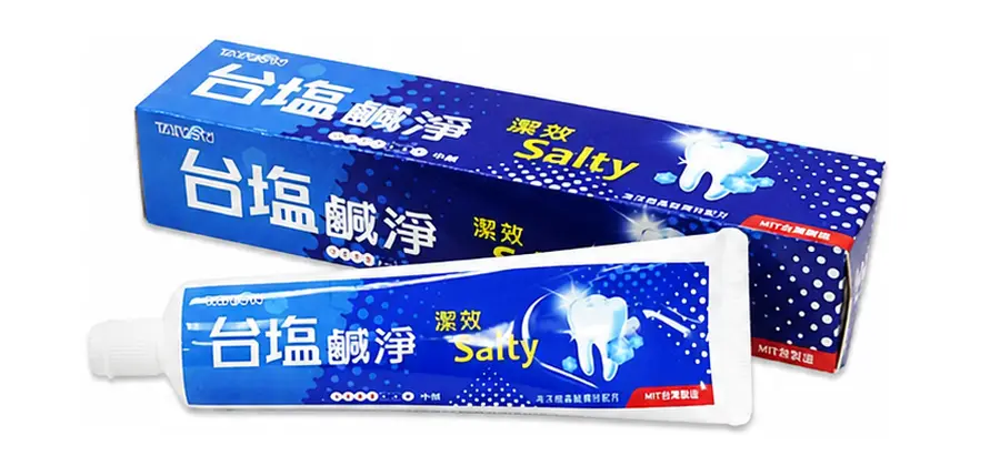 台塩鹹淨潔效牙膏