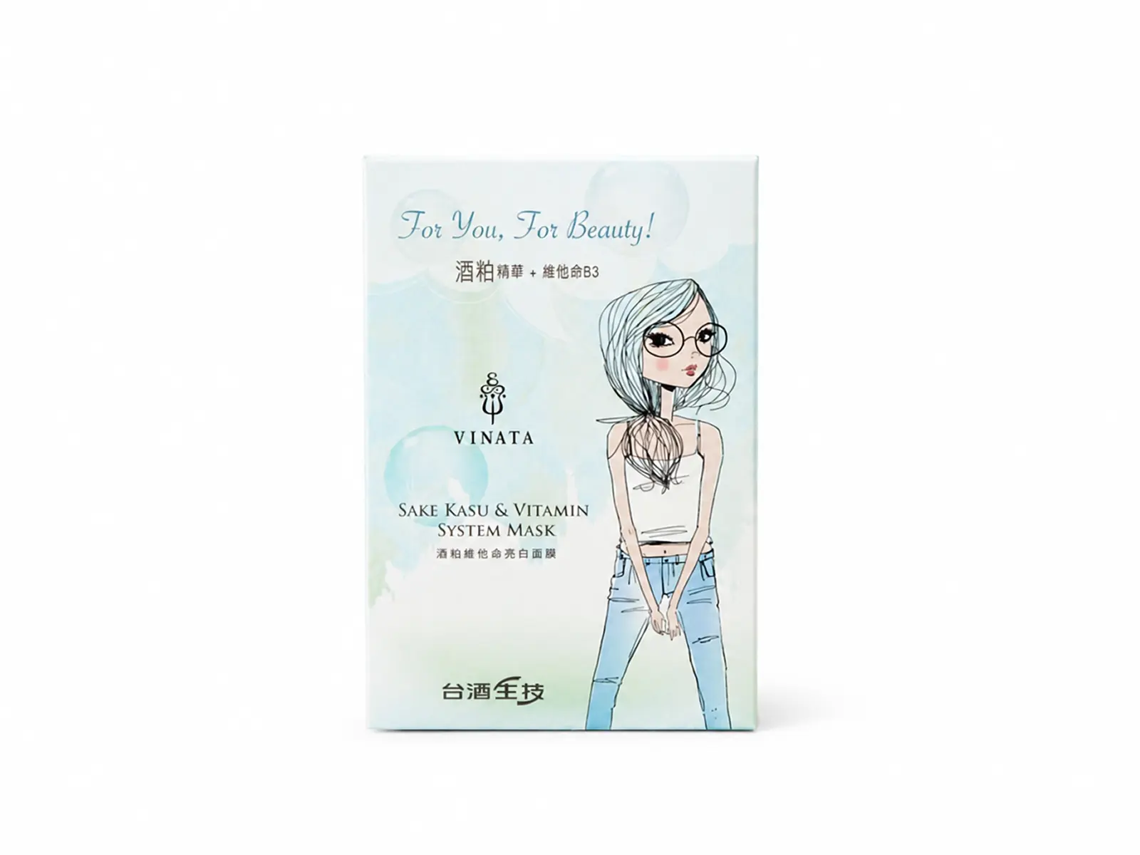 VINATA 酒粕維他命亮白面膜