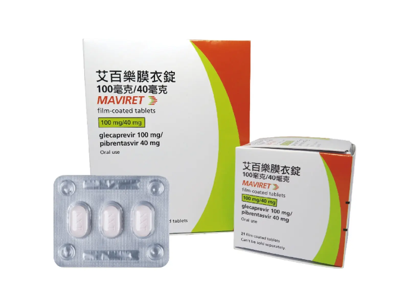 Maviret Film-Coated Tablets 100mg/40mg