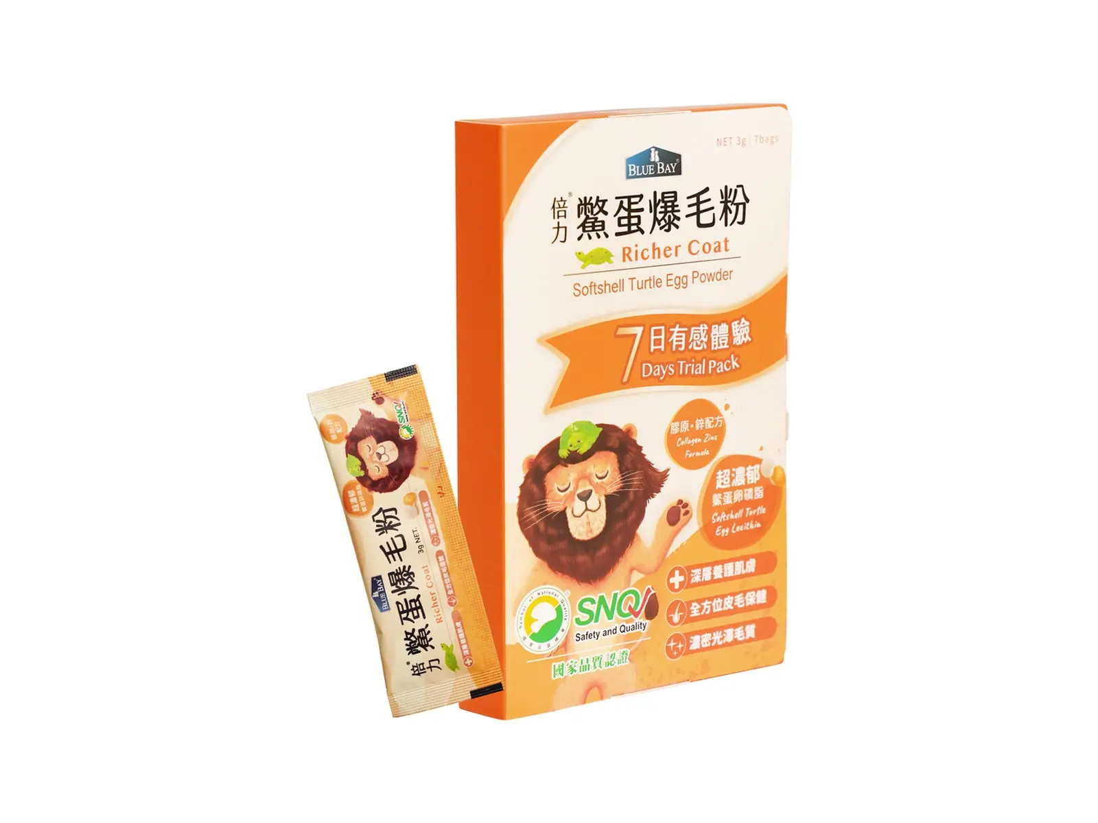 倍力鱉蛋爆毛粉