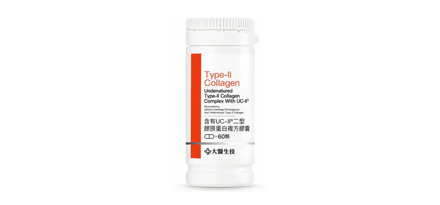 大醫生技含有UC-II®二型膠原蛋白複方膠囊