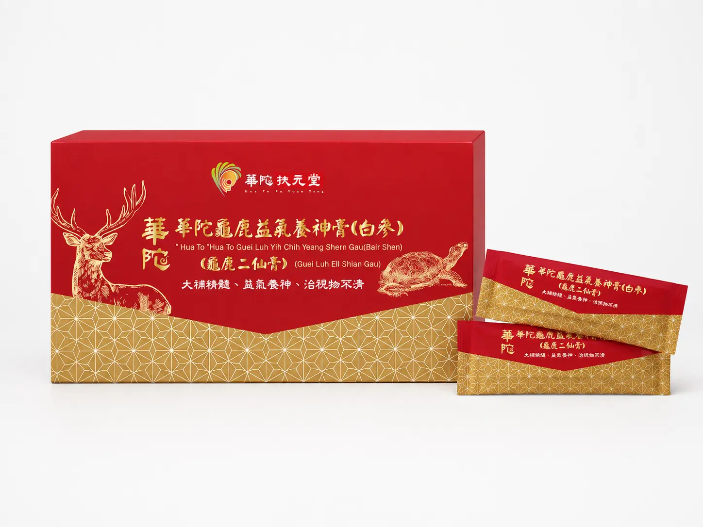 "華陀"華陀龜鹿益氣養神膏（白參）（龜鹿二仙膏）