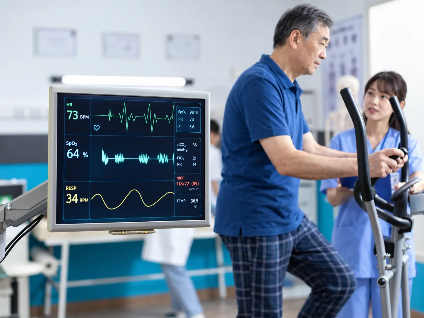 Treadmill ECG AI System Guarding Your Heart