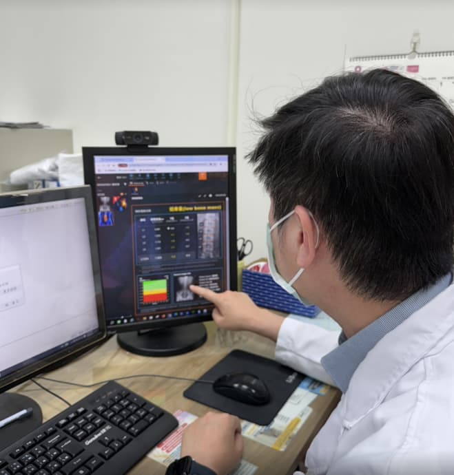 AI bone screening in COPD