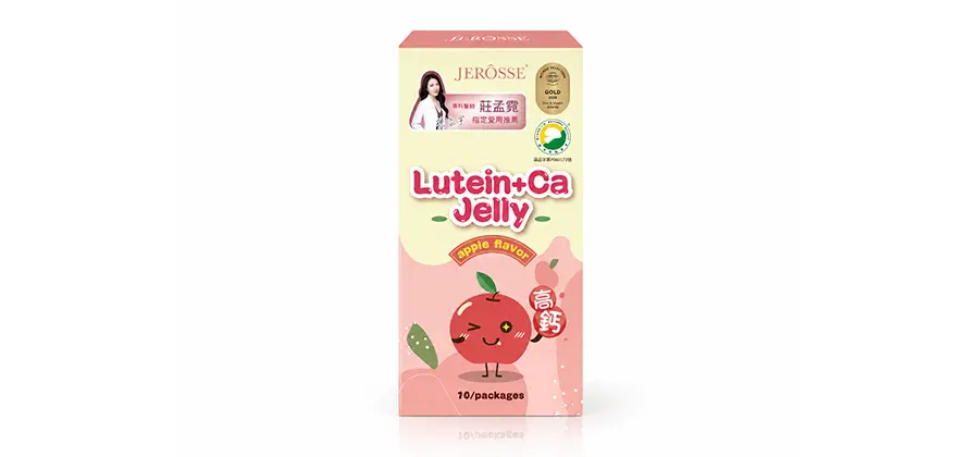 婕樂纖 金盞花葉黃素高鈣晶亮凍