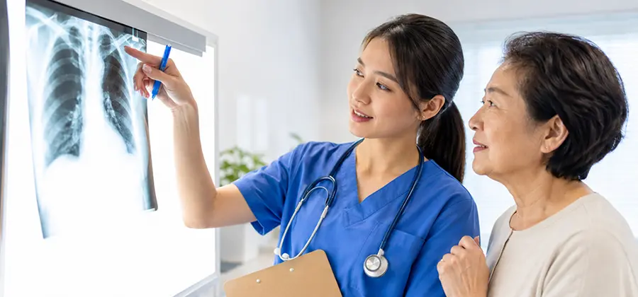 Three-AI Lung Cancer Care